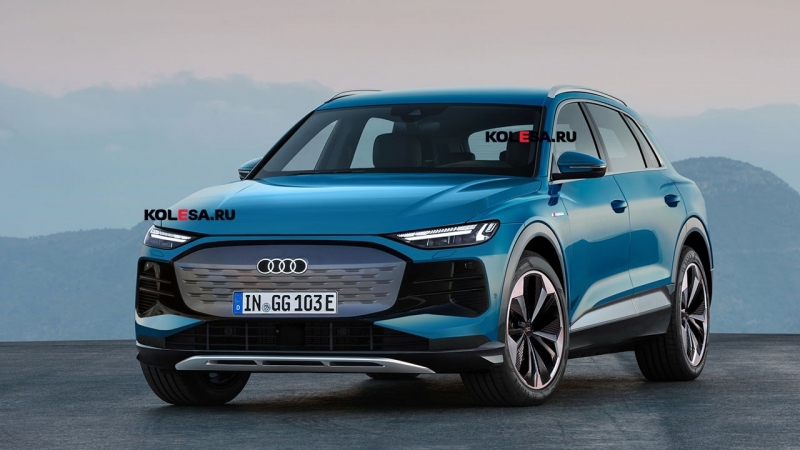 Audi готовит новый кроссовер: первое изображение Q6 e-tron