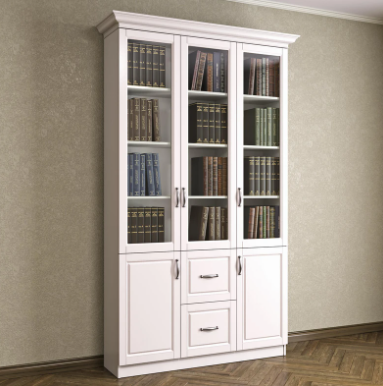 Где лучше расположить книжный шкаф: советы по выбору комнаты и места